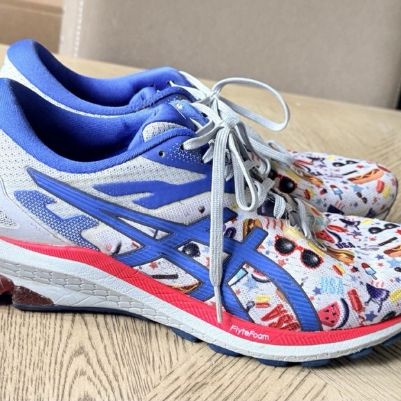 Asics GT-1000 10  Mens Piedmont Grey/Blue Picnic Graphic (1011B275) - Size 11 main image 5